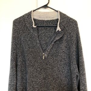 Tommy Bahama Quarter Zip Wool Sweater XL